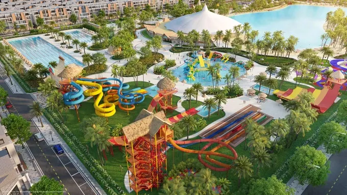 Vịnh trượt nước công viên trung tâm — Vinhomes Ocean Park