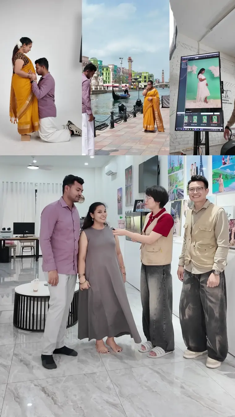 Ê-kíp Thúy Tô làm việc với khách nước ngoài